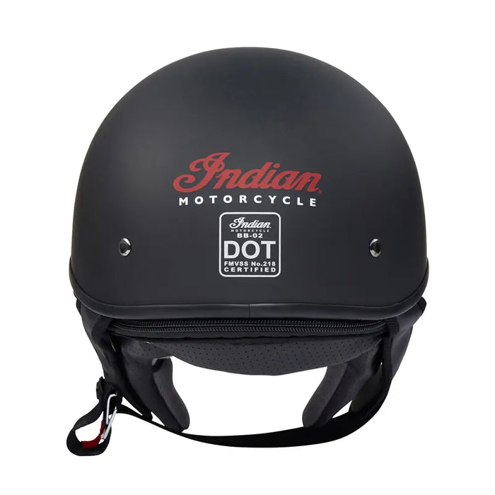 Indian Motorcycle Classic Half Helmet, Black Indian Motorcycle Classic Half Helmet, Black