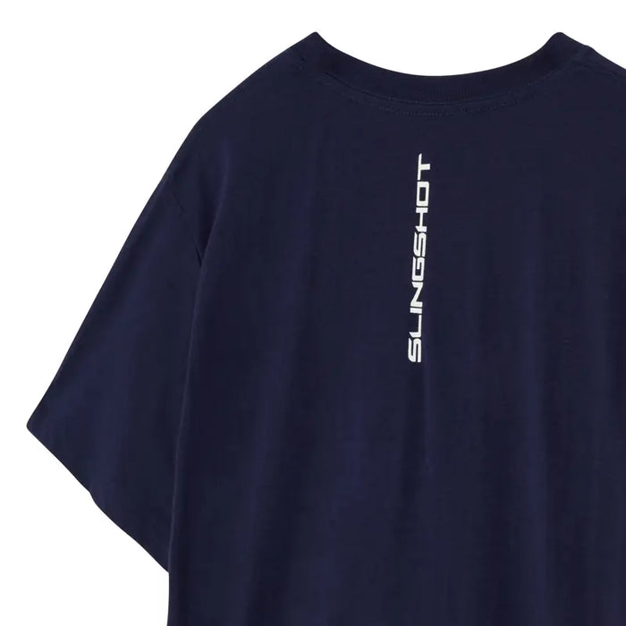 Slingshot Unisex Short Sleeve Logo T-Shirt, Navy | 2864873