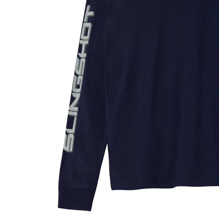 Slingshot Unisex Long Sleeve Crew T-Shirt, Navy | 2864875