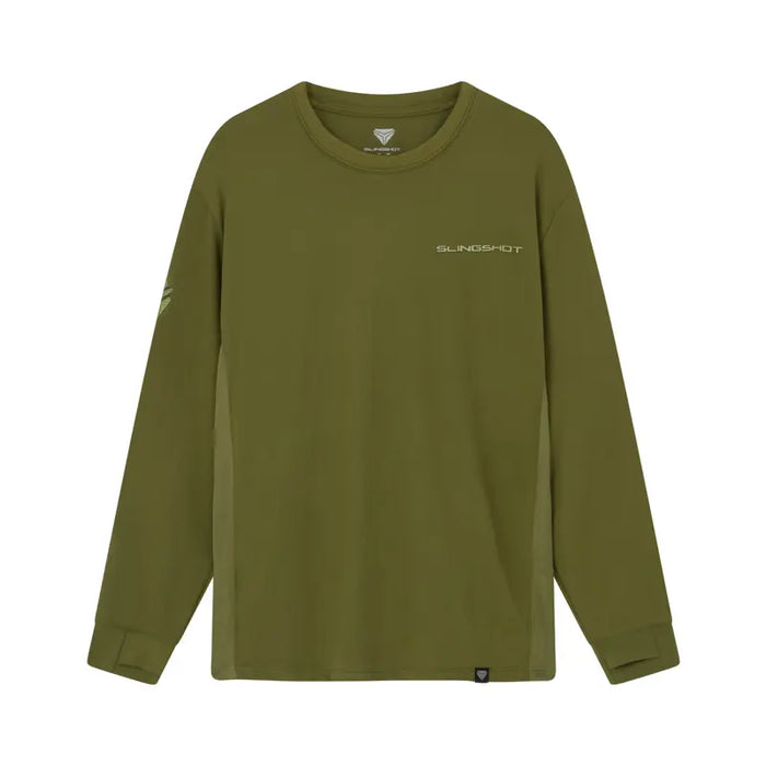 Slingshot Unisex Long Sleeve Performance Shirt, Olive| 2864879