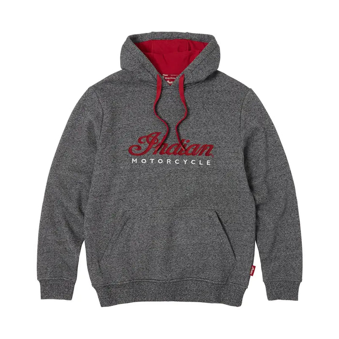 Indian Motorcycle Men's Logo Headdress Hoodie, Gray | 2864931