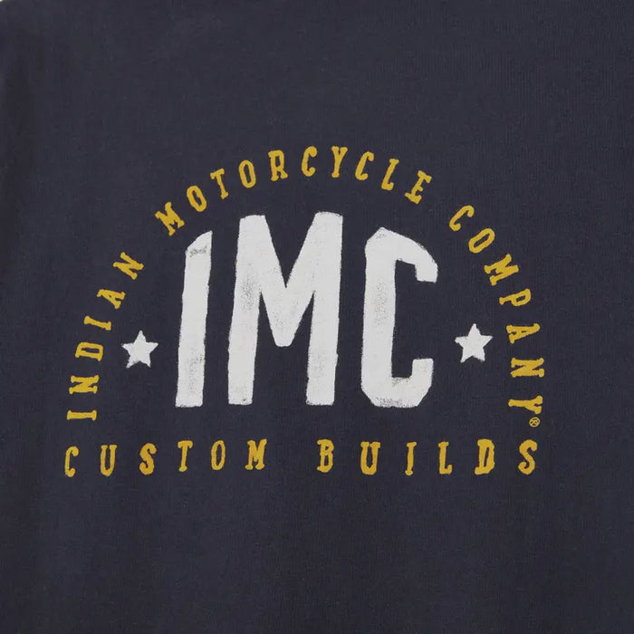 Indian Motorcycle Women's IMC Custom Builds Tee, Blue | 2864945