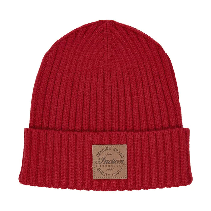 Indian Motorcycle Fisherman Beanie, Red | 2864953