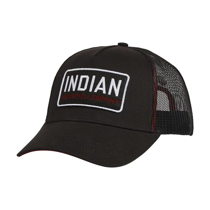 Indian Motorcycle Block Logo Patch Cap, Black | 2864957