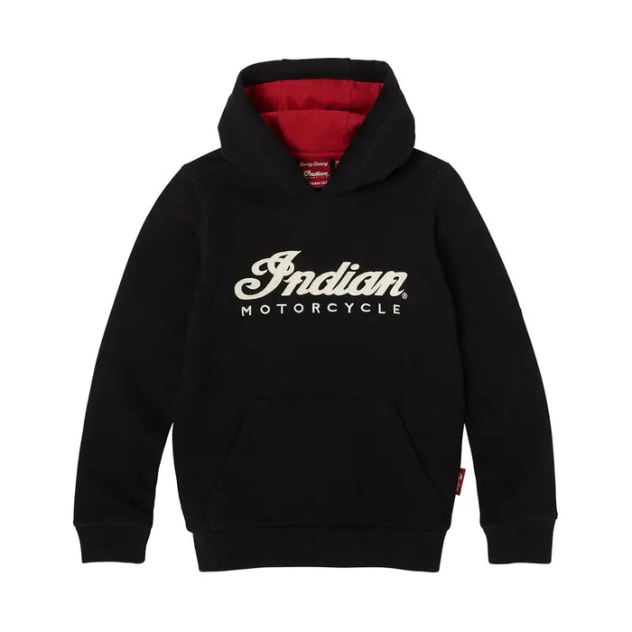 Indian Motorcycle Youth Applique Headdress Hoodie, Black | 2864960