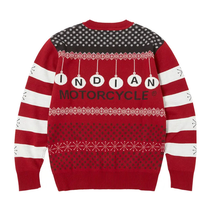 Indian Motorcycle Unisex Holiday Sweater, Red | 2864972