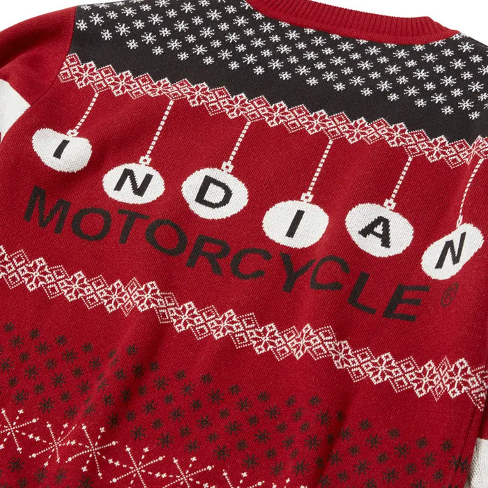 Indian Motorcycle Unisex Holiday Sweater, Red | 2864972