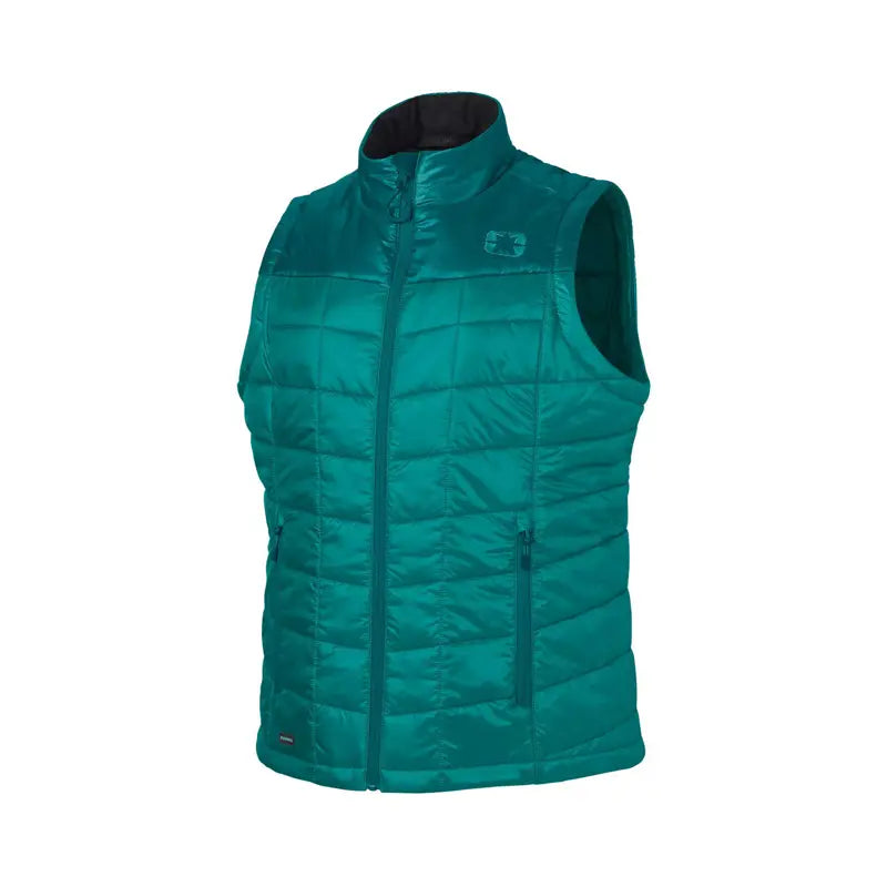 TFW49ベストSHIELD WARMER COLLARLESS VEST Polaris Women's Roseau Quilted Vest, Teal | 2865349 — Bair's