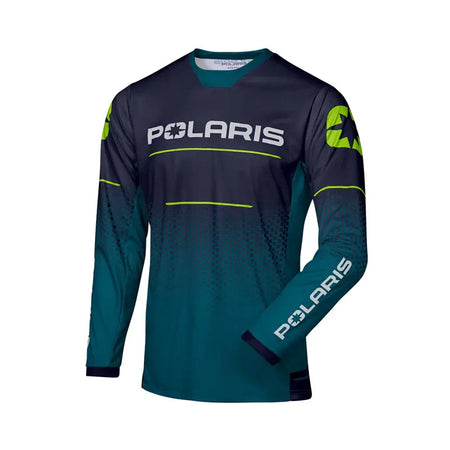 Polaris Throttle Jersey, Teal | 2865378 — Bair's Powersports Online