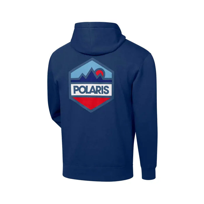 Polaris Men's Hex Graphic Full Zip Hoodie, Navy | 2865454