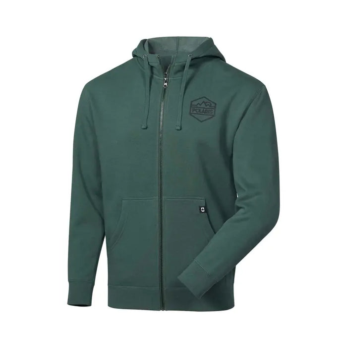 Polaris Men's Hex Graphic Full Zip Hoodie, Green | 2865455