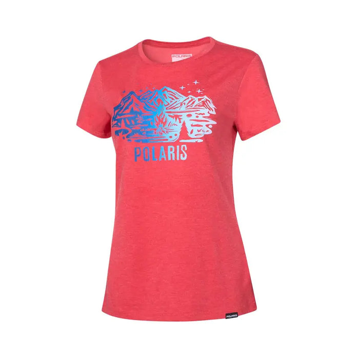 Polaris Women's Explore Outdoors Tee, Red | 2865470