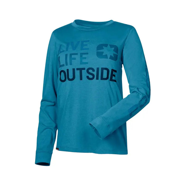 Polaris Women's Life Outside Long Sleeve Tee, Blue | 2865473