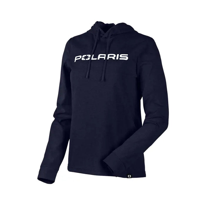 Polaris Women's UPF Polaris Hoodie Tee, Navy | 2865494