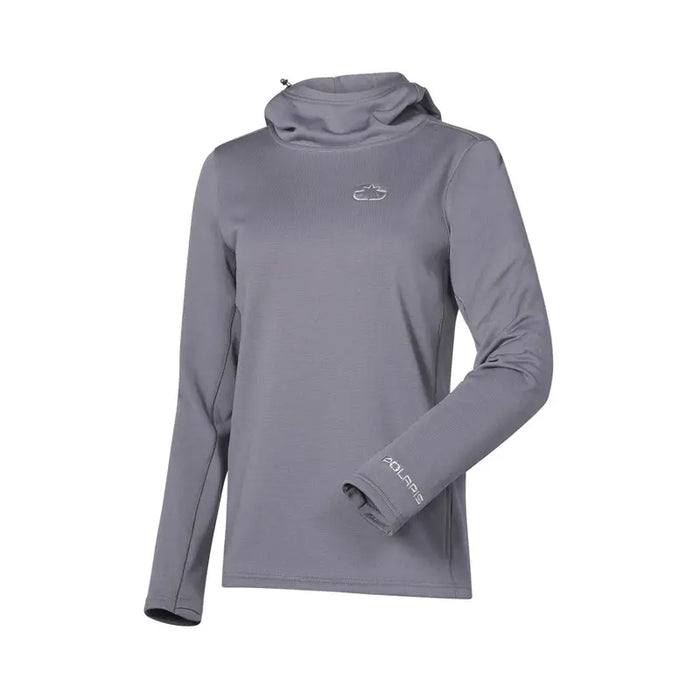 Polaris Women's Loose High Neck Hoodie, Gray | 2865500