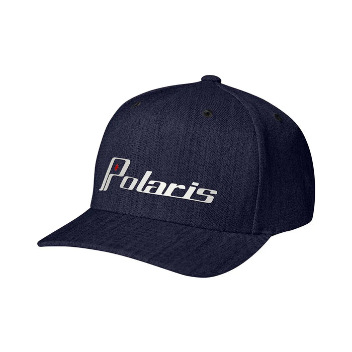 Polaris Youth Heritage Flat Bill Cap, Navy | 2865524