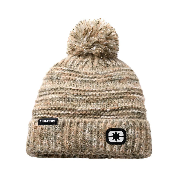 Polaris Women's Space-Dye Pom Beanie, Tan | 2865527