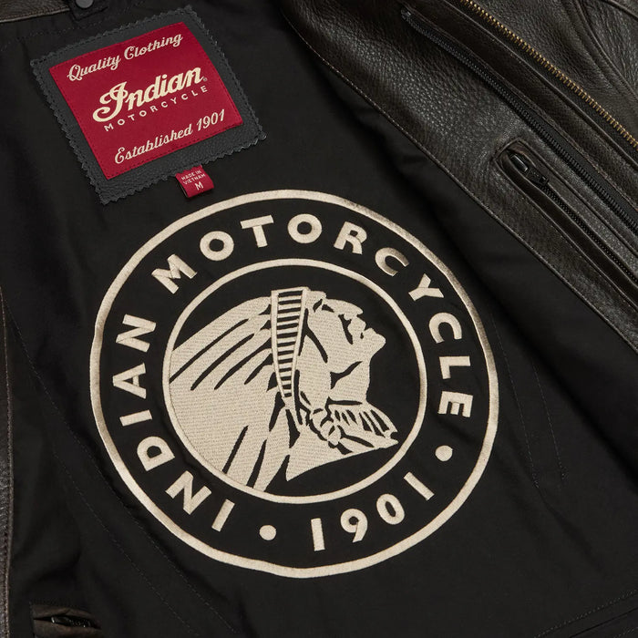 Indian Motorcycle Men's Classic Jacket 3, Brown | 2865541