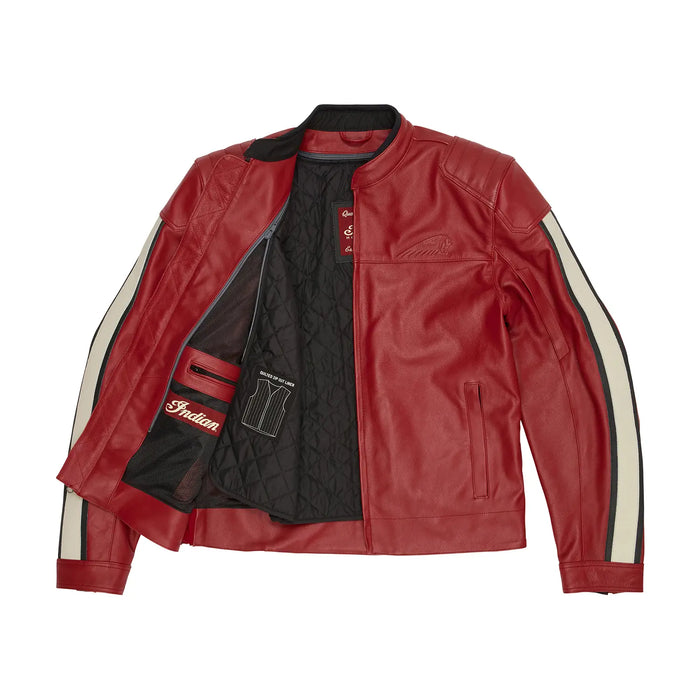 Indian Motorcycle Men's Denver Jacket, Red | 2865543