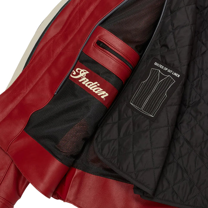 Indian Motorcycle Men's Denver Jacket, Red | 2865543