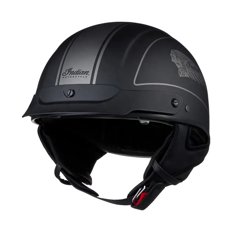 Indian Motorcycle Headdress Half Helmet, Black
