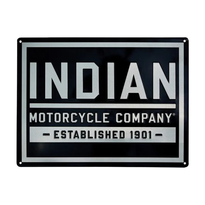 Indian Motorcycle Established Block Sign | 2865557