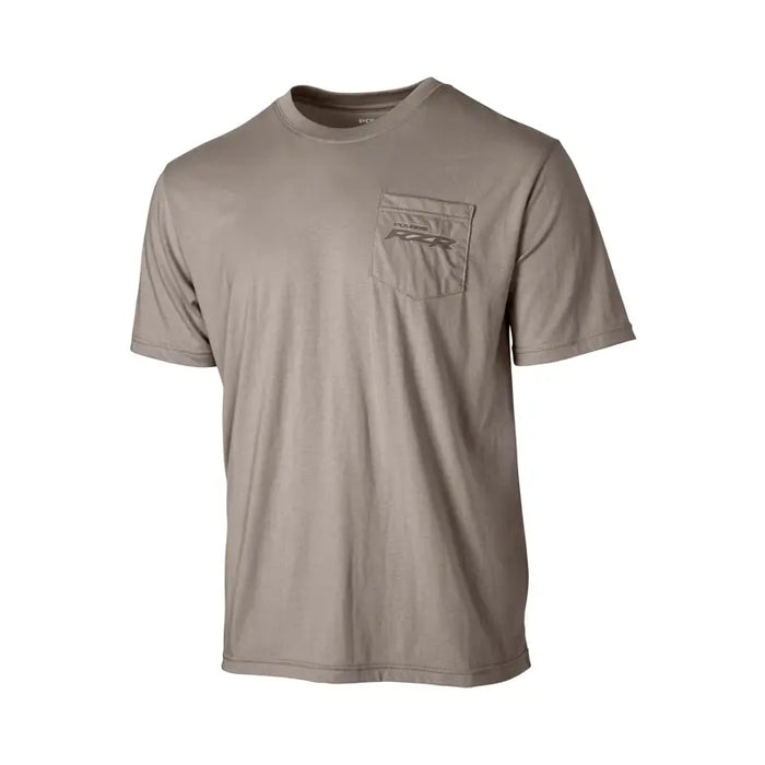 Polaris Men's RZR Logo Pocket Tee, Tan | 2865585