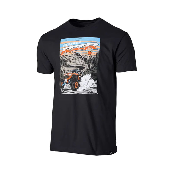 Polaris Men's RZR Desert Dusk Tee, Black | 2865586