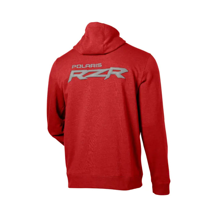 Polaris Men's RZR Logo Full Zip Hoodie, Red | 2865588