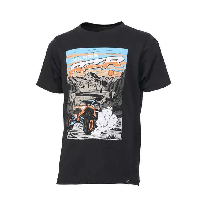 Polaris Youth RZR Desert Dusk Tee, Black | 2865596