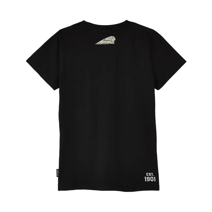 Indian Motorcycle Women's IMC Circle Icon Tee, Black | 2865633