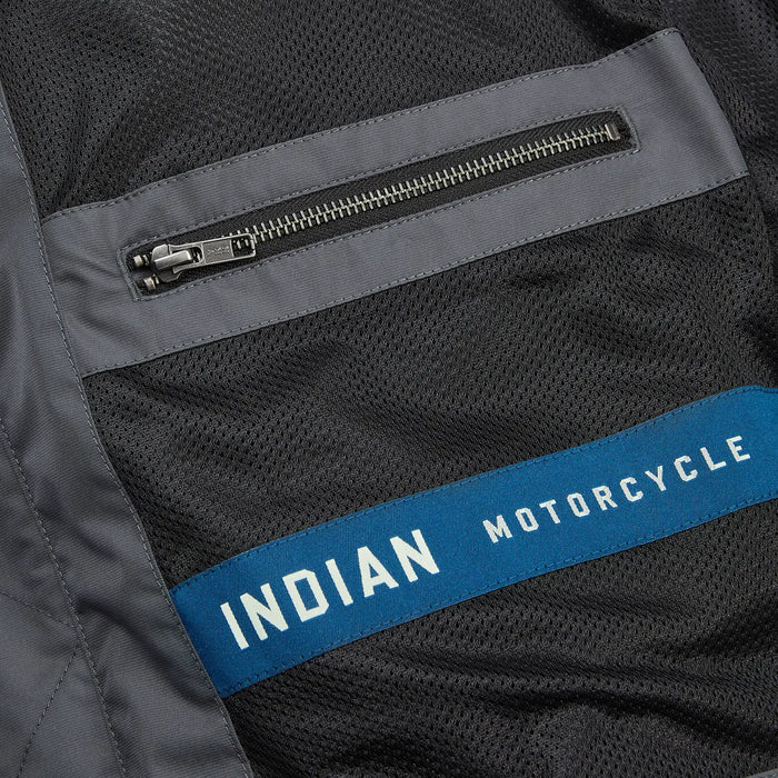 Indian Motorcycle Men's Dominion Jacket, Gray | 2865668