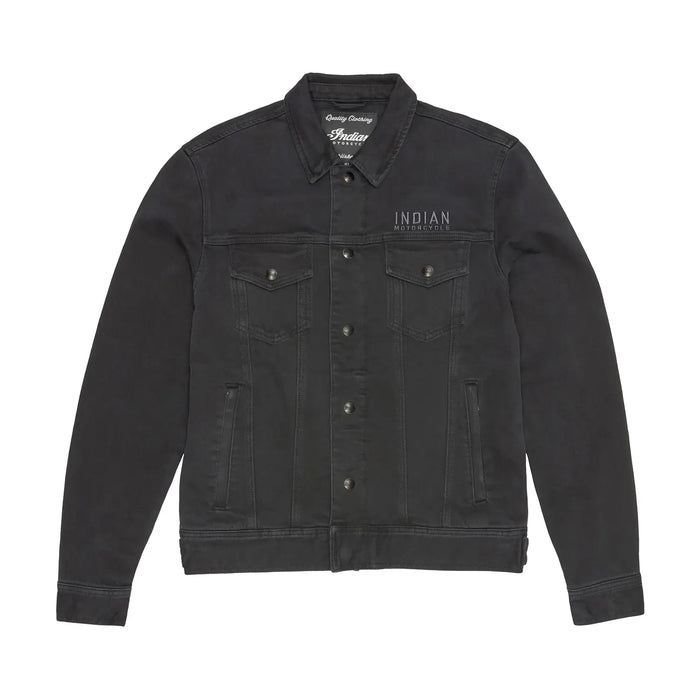 Indian Motorcycle Men's Rockingham Denim Jacket, Black | 2865669