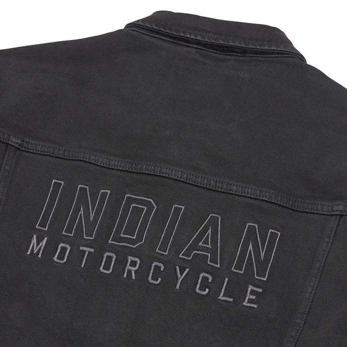 Indian Motorcycle Men's Rockingham Denim Jacket, Black | 2865669