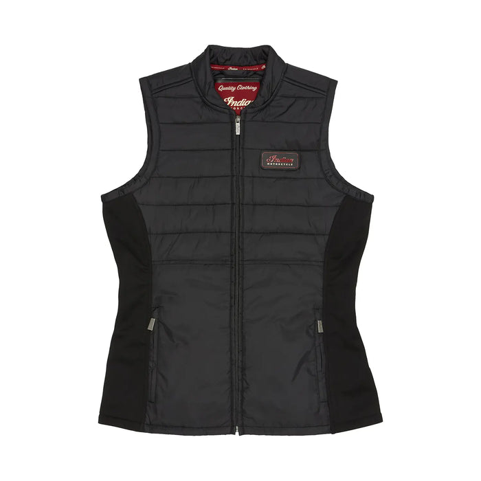 Indian Motorcycle Women's Clayton Thermo Vest, Black | 2865678