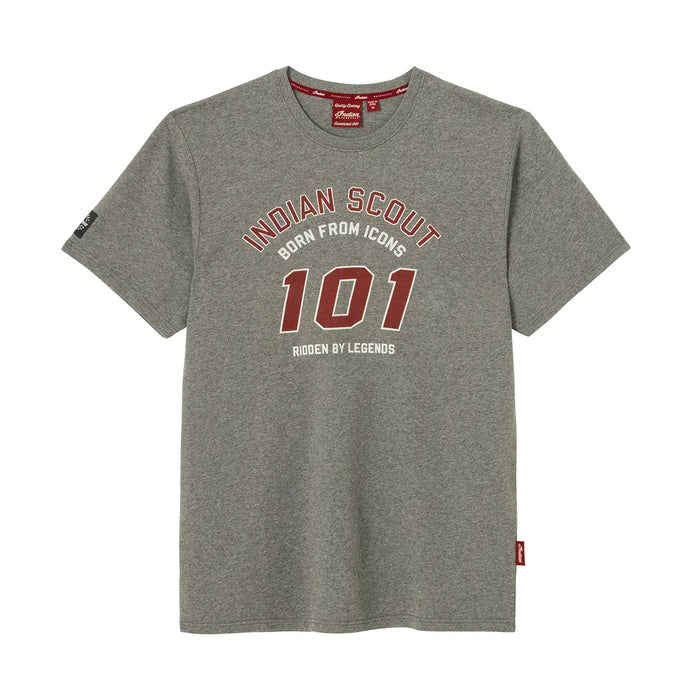 Indian Motorcycle Men's Indian Scout 101 Tee, Gray | 2865714