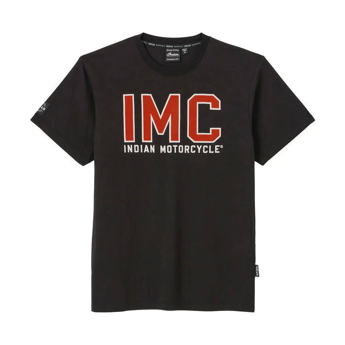 Indian Motorcycle Men's IMC Printed Logo Tee, Black | 2865717