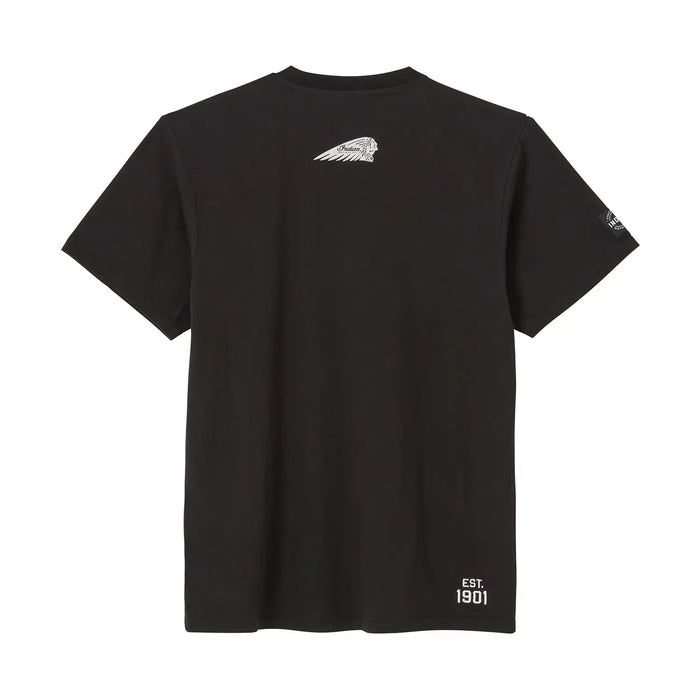 Indian Motorcycle Men's IMC Printed Logo Tee, Black | 2865717