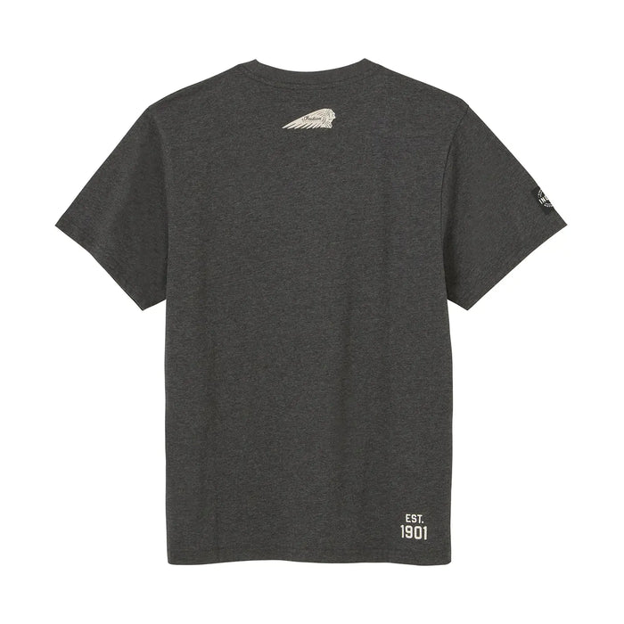 Indian Motorcycle Men's IMC Multiplied Logos Tee, Gray | 2865719