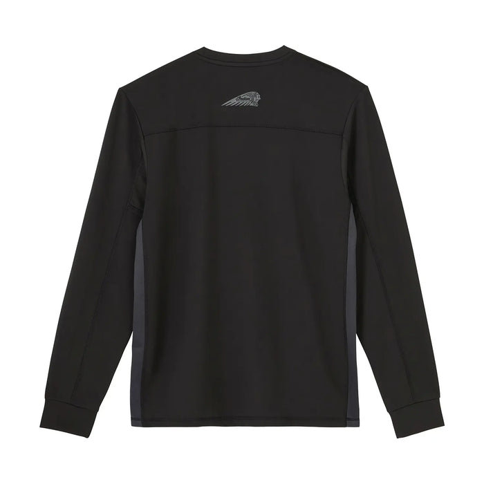 Indian Motorcycle Men's Outline Logo Athlete LS Tee, Black | 2865726