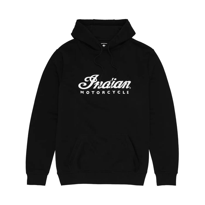Indian Motorcycle Men's Essential Script Logo Hoodie, Black | 2865729