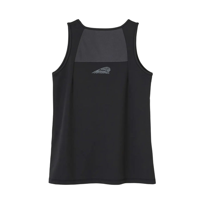 Indian Motorcycle Women's Outline Logo Athlete Tank, Black | 2865743