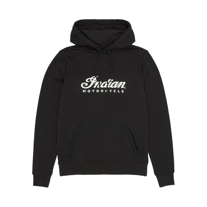 Indian Motorcycle Women's Essential Script Logo Hoodie, Black | 2865749