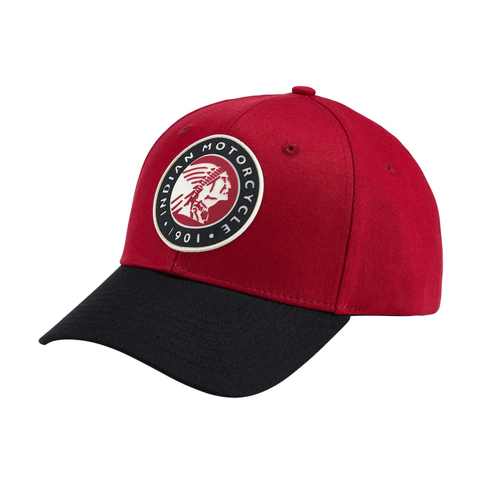 Indian Motorcycle Colorblock Headdress Trucker Cap, Red | 2865756