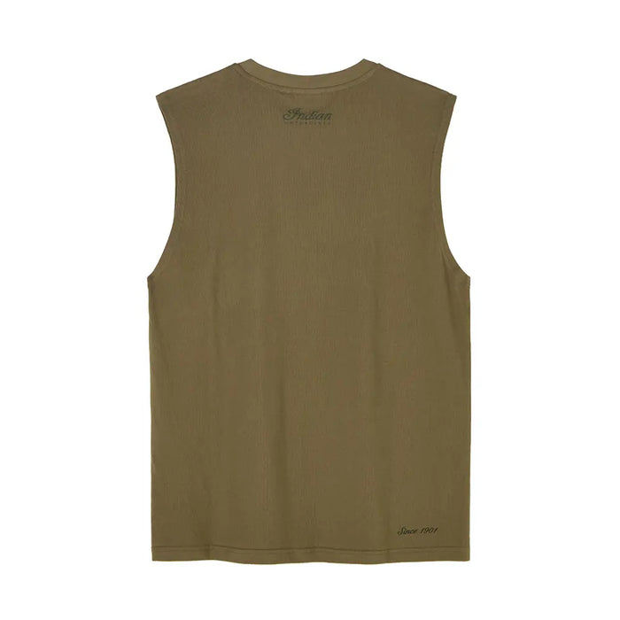 Indian Motorcycle Men's Headdress Print Tank, Green | 2866369