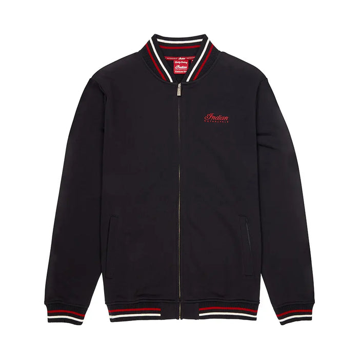 Indian Motorcycle Men's Headdress Zip Thru, Black | 2866380