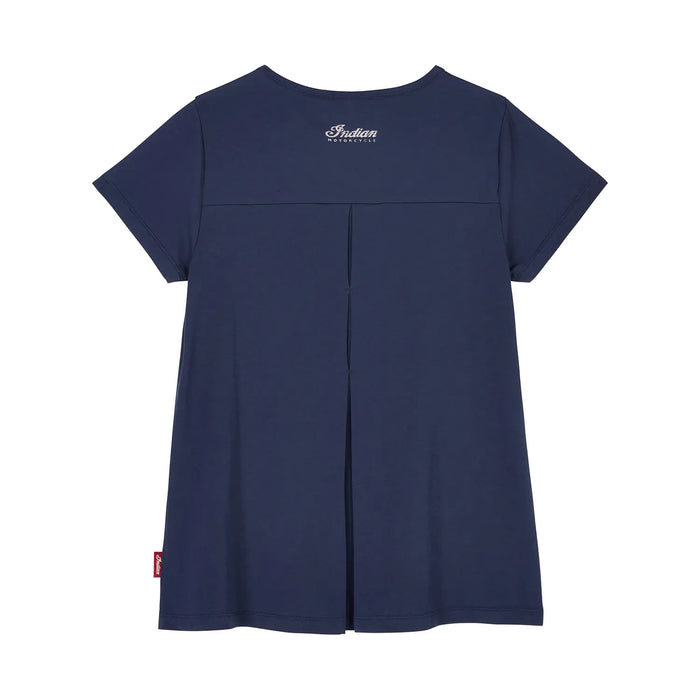 Indian Motorcycle Women's Headdress Icon Tee, Navy | 2866387