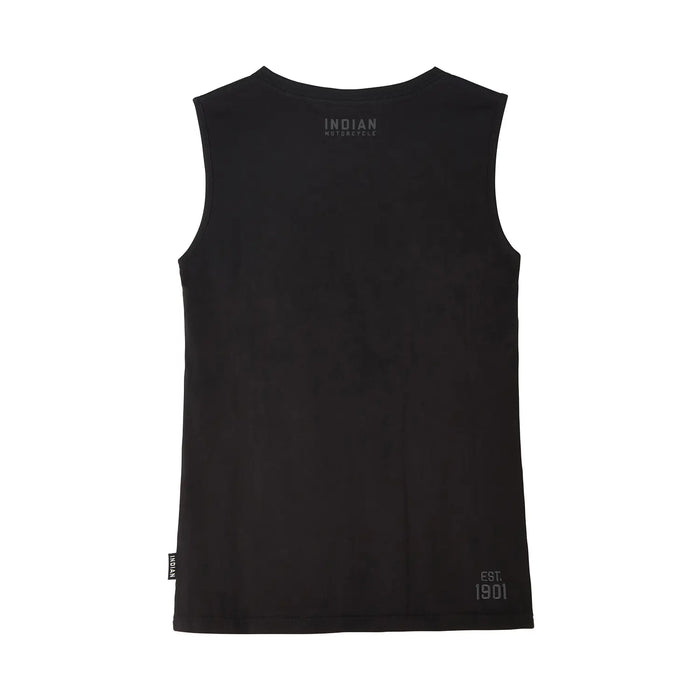 Indian Motorcycle Women's Headdress Print Tank, Black | 2866394