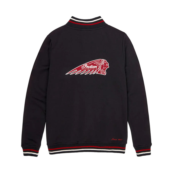 Indian Motorcycle Women's Headdress Zip Thru, Black | 2866399