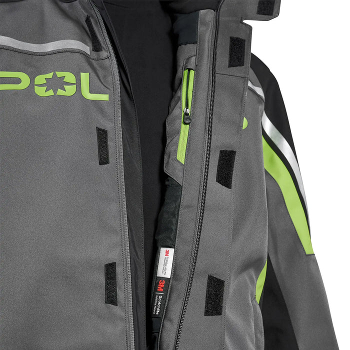 Polaris Men's Northstar Jacket 3.0, Black/Lime | 2866401